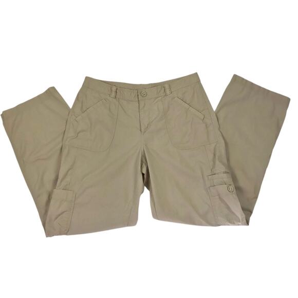 COLUMBIA Cotton Cargo Pant Women 12 Hiking Travel Outdoor Gorpcore Grunge Baggy - Picture 3 of 10